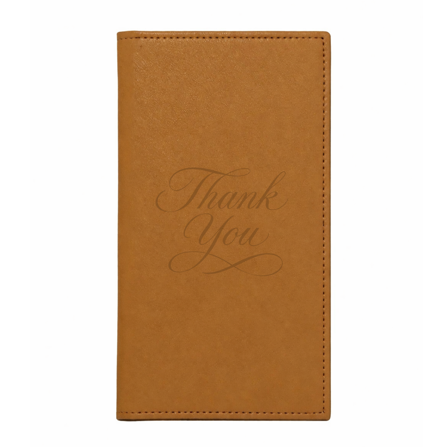 Porta-contas 21,5x12cm c/ abas em couro vegano