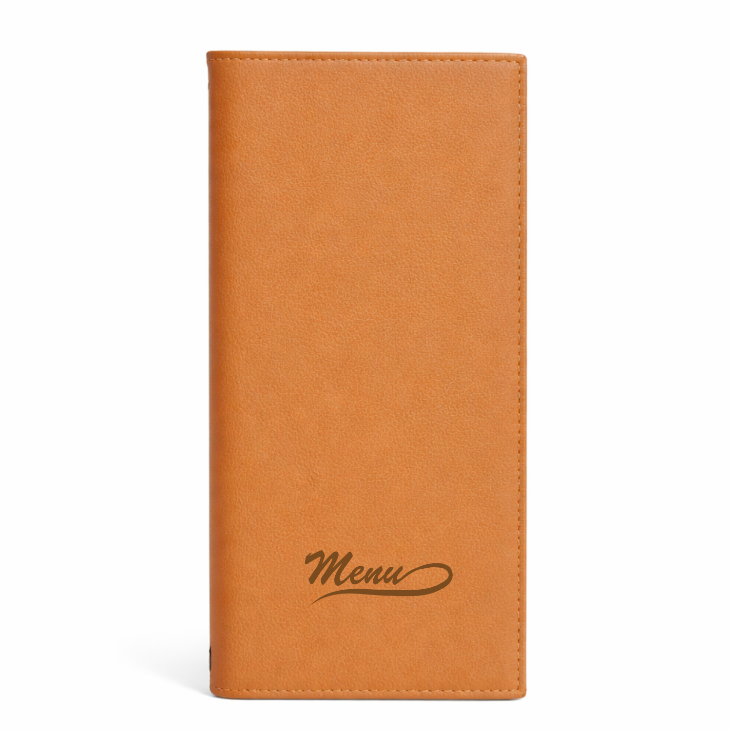 Porta-menu Elástico com ilhós em Couro vegano